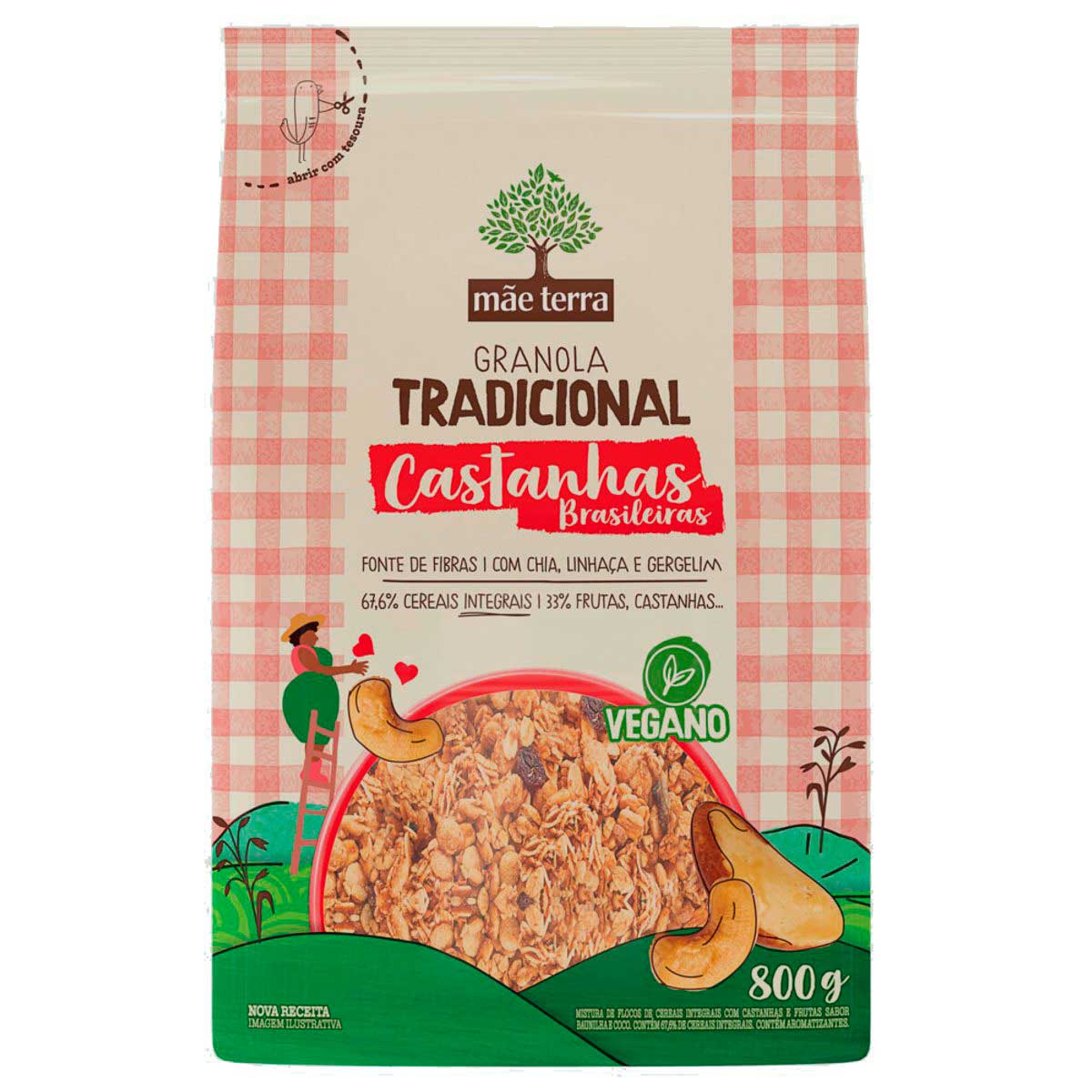 Granola Mãe Terra Tradicional 800g