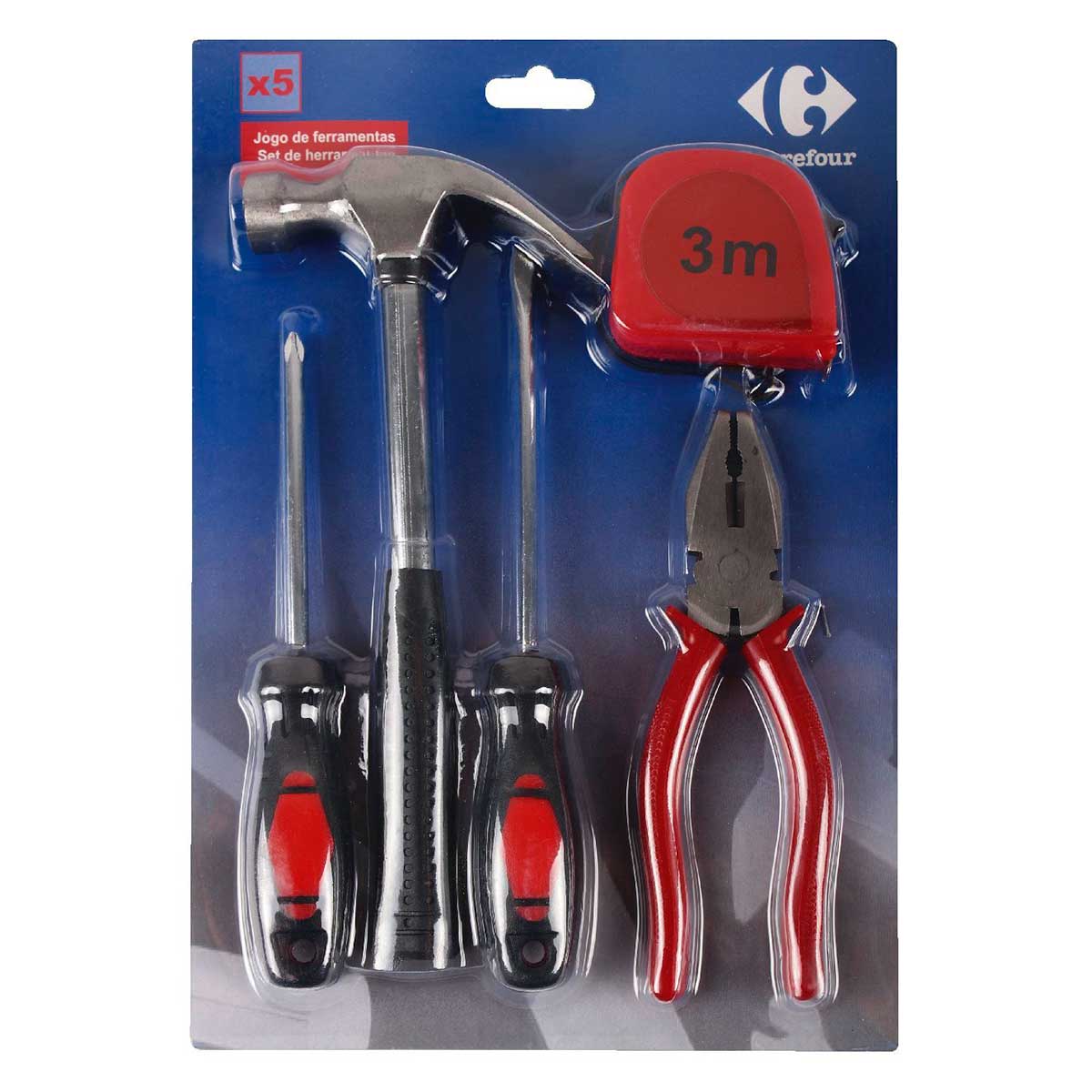 Conjunto de Ferramentas Dy83578 Carrefour 5 Peças