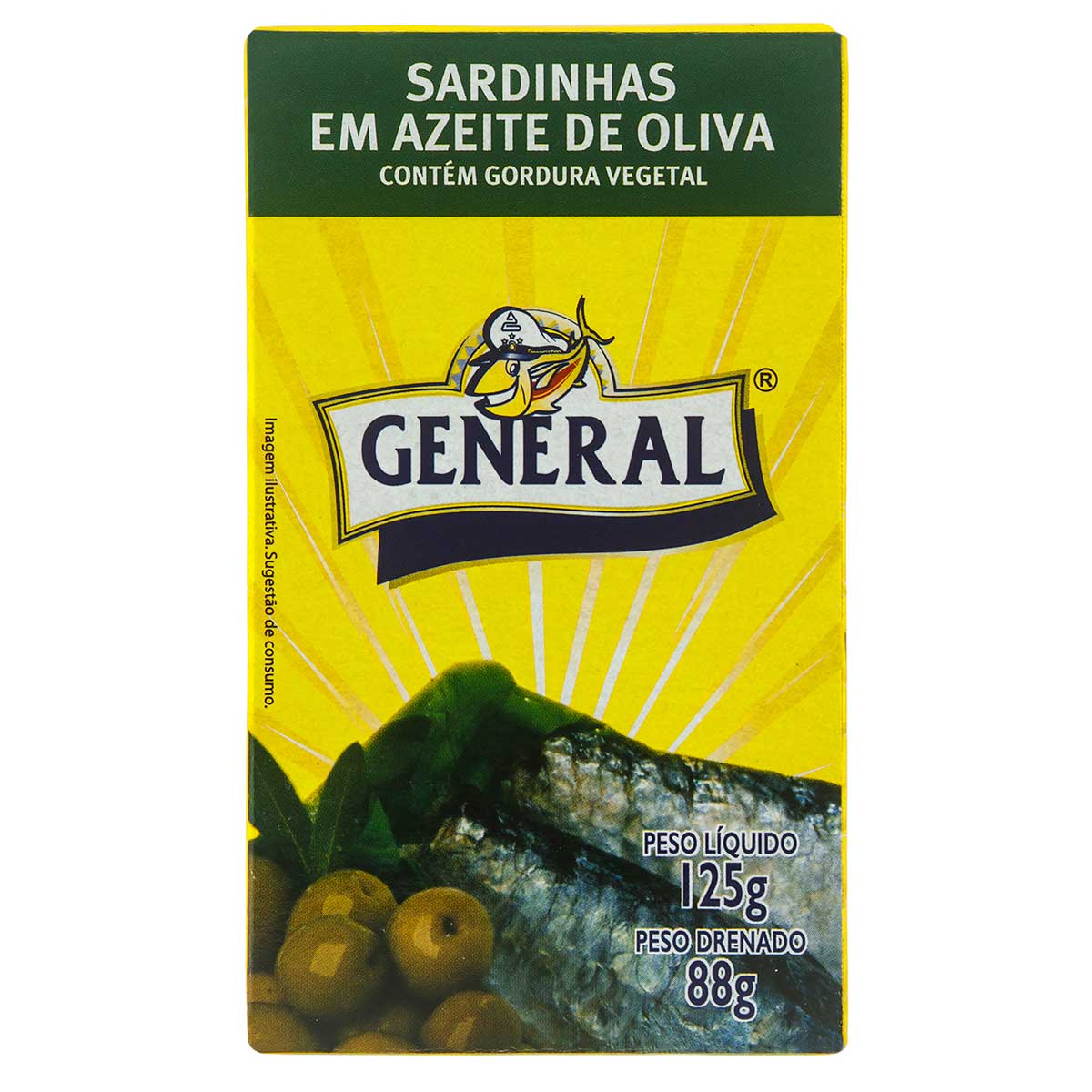 Sardinhas Em Azeite De Oliva General 125g