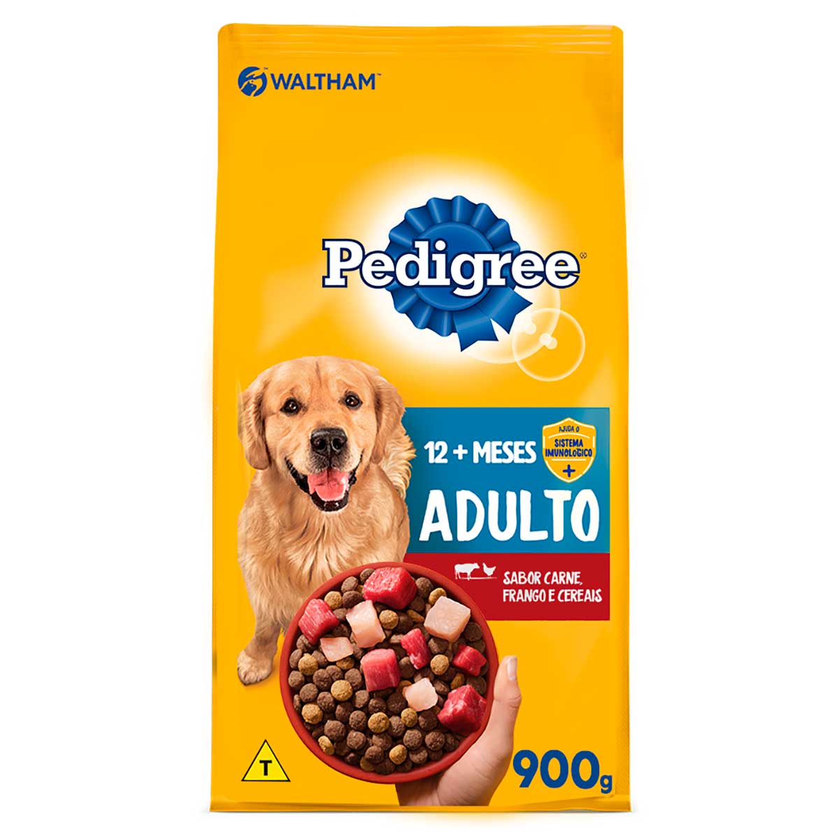 Ração Pedigree Dry Adulto sabor Carne, Frango e Vegetais 900 g