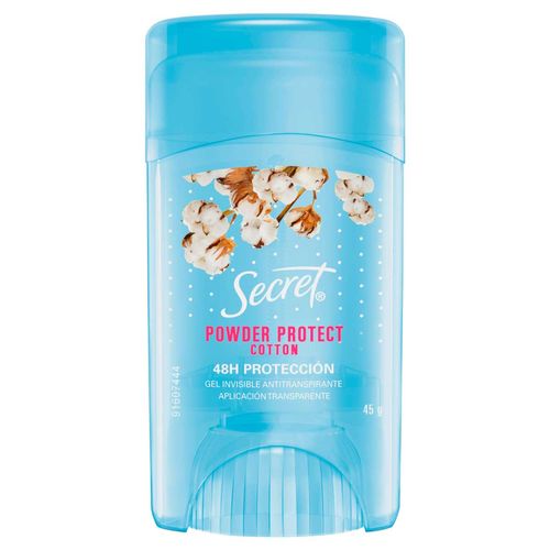 Desodorante em Gel Secret Powder Protect Cotton Gel Invisível