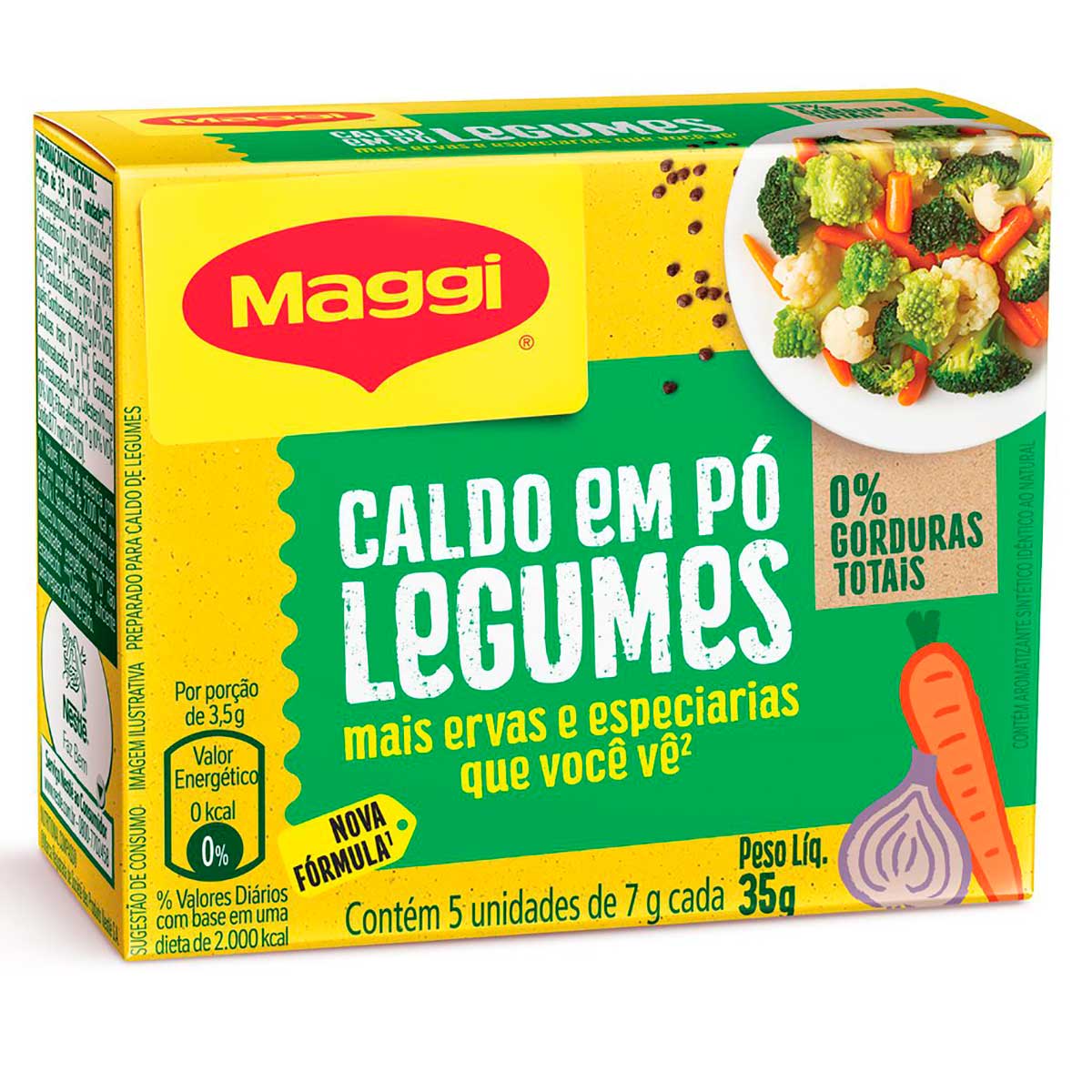 Caldo MAGGI Legumes Pó 35g