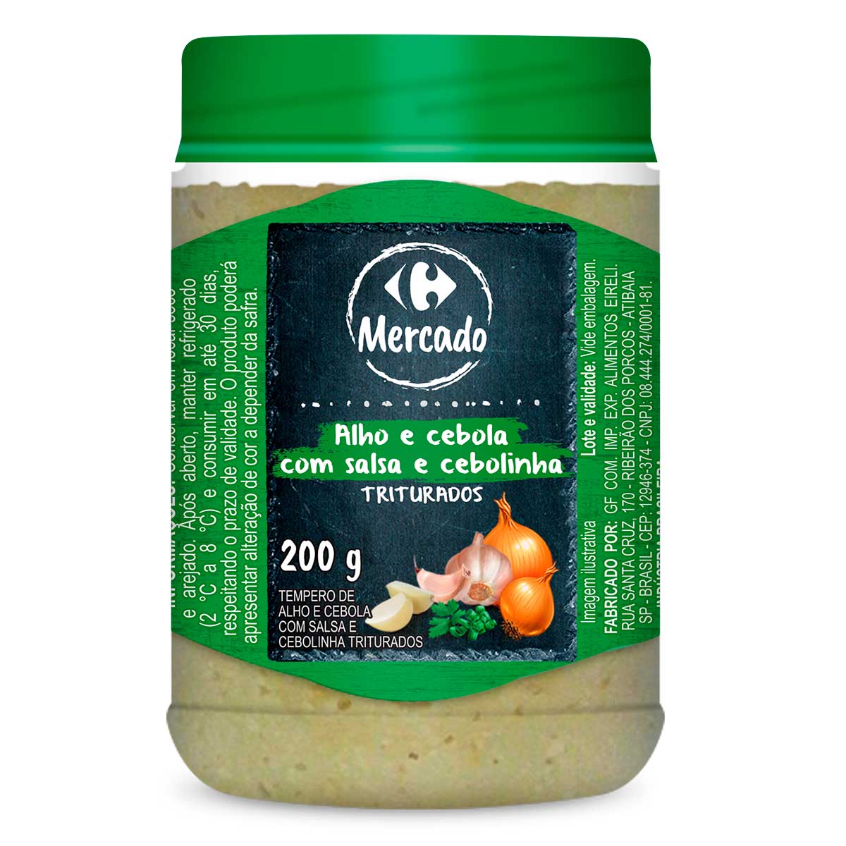 Alho e Cebola com Salsa e Cebolinha Carrefour 200g