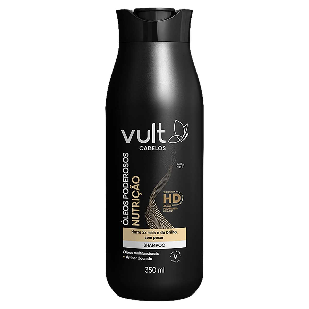 Shampoo Vult Cabelos Óleos Poderosos Nutrição Frasco 350ml