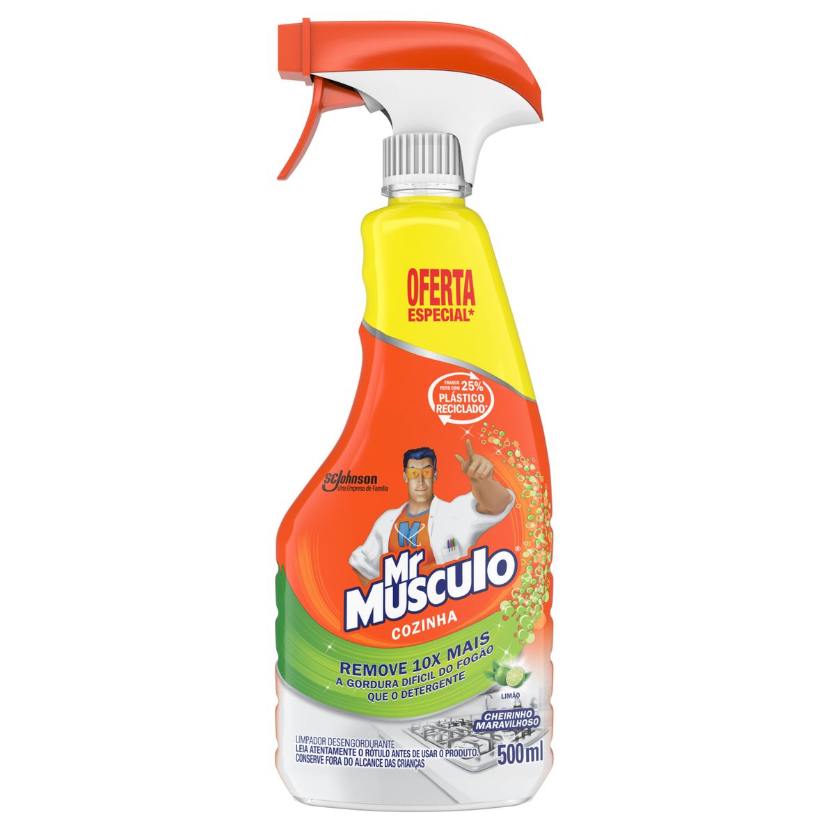 Limpador Desengordurante Cozinha Limão Mr Músculo 500 ml