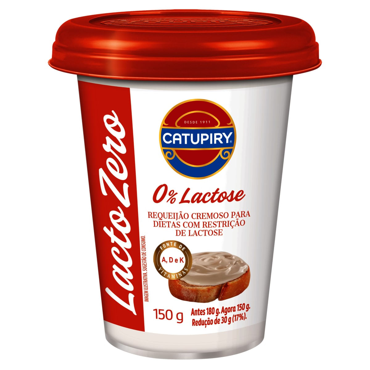 Requeijão Cremoso Zero Lactose Catupiry 150g