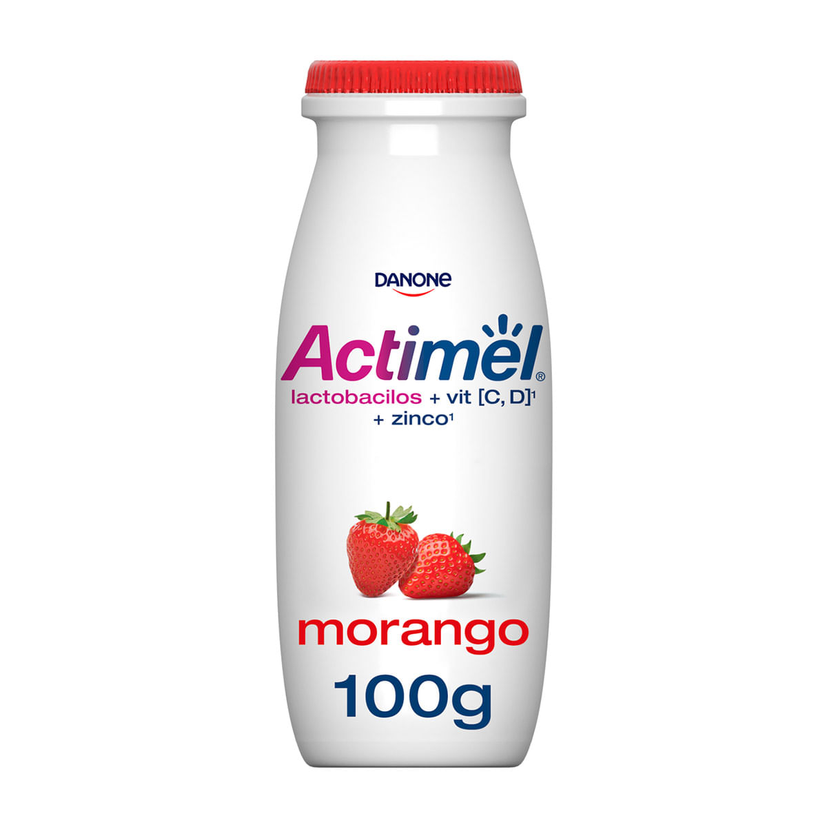 Leite Fermentado Parcialmente Desnatado Actimel Morango 100 g