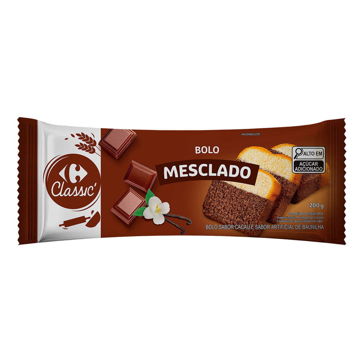 Bolo Carrefour Mesclado 200 g