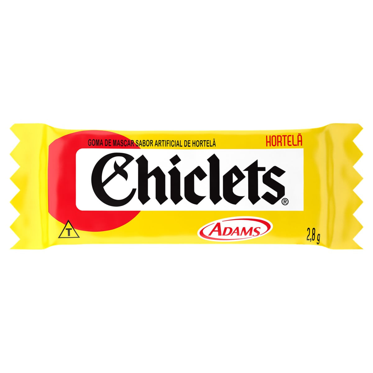 Goma de Mascar Hortelã Chiclets 2,8g