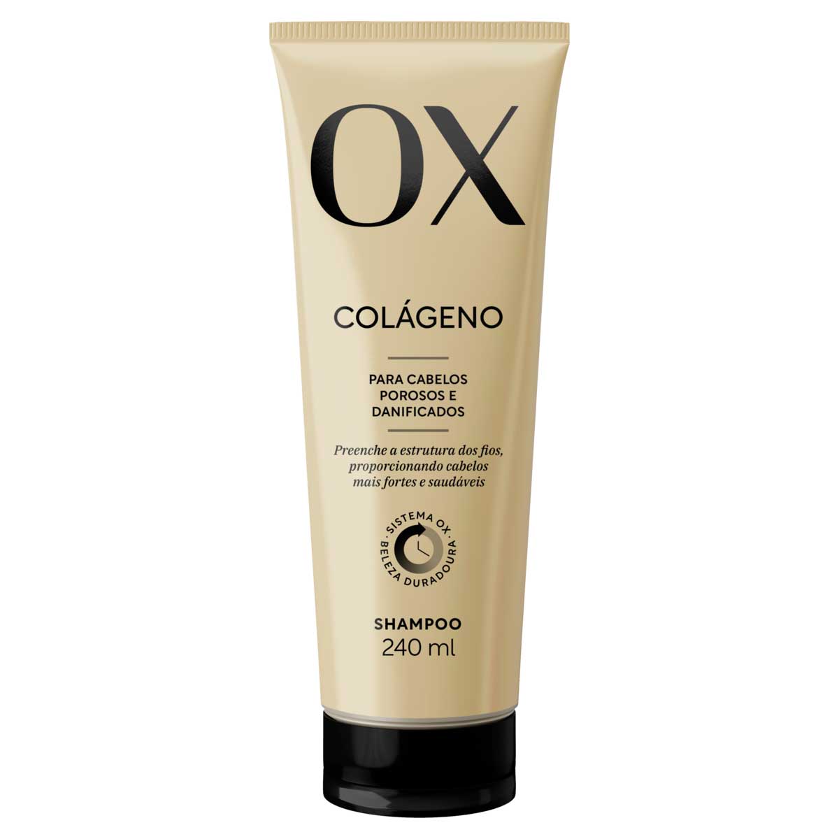 Shampoo OX Cosméticos Colágeno Bisnaga 240ml