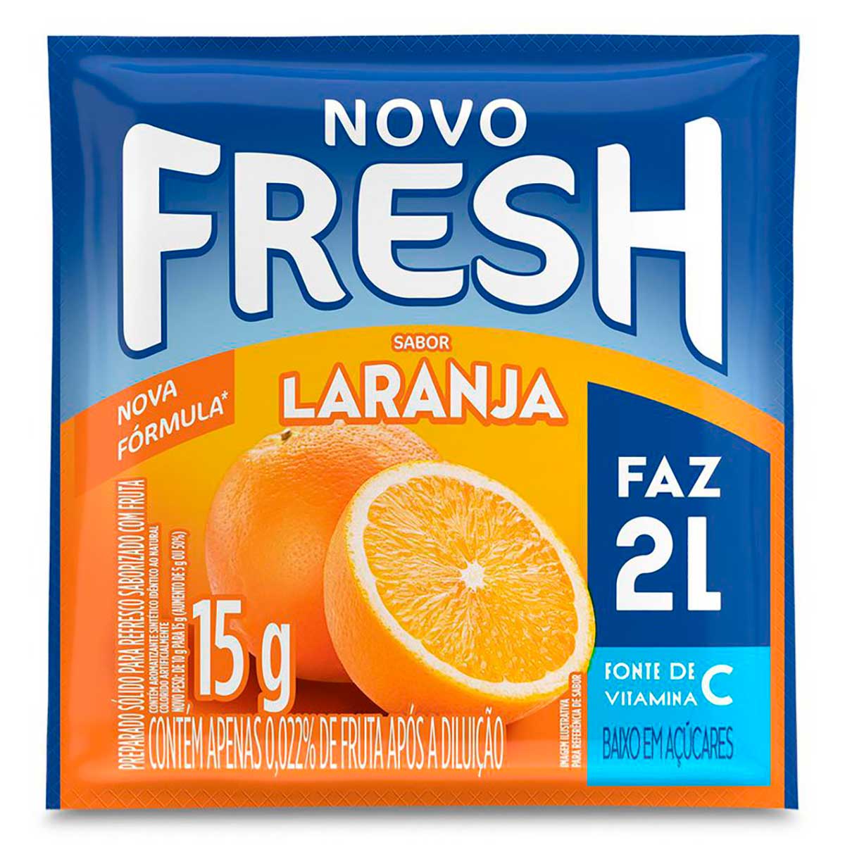 Refresco em pó Fresh Laranja 15g