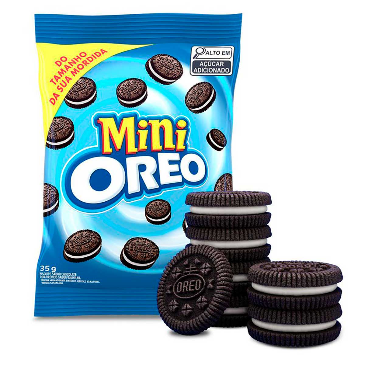 Biscoito recheado Mini Oreo original 35g