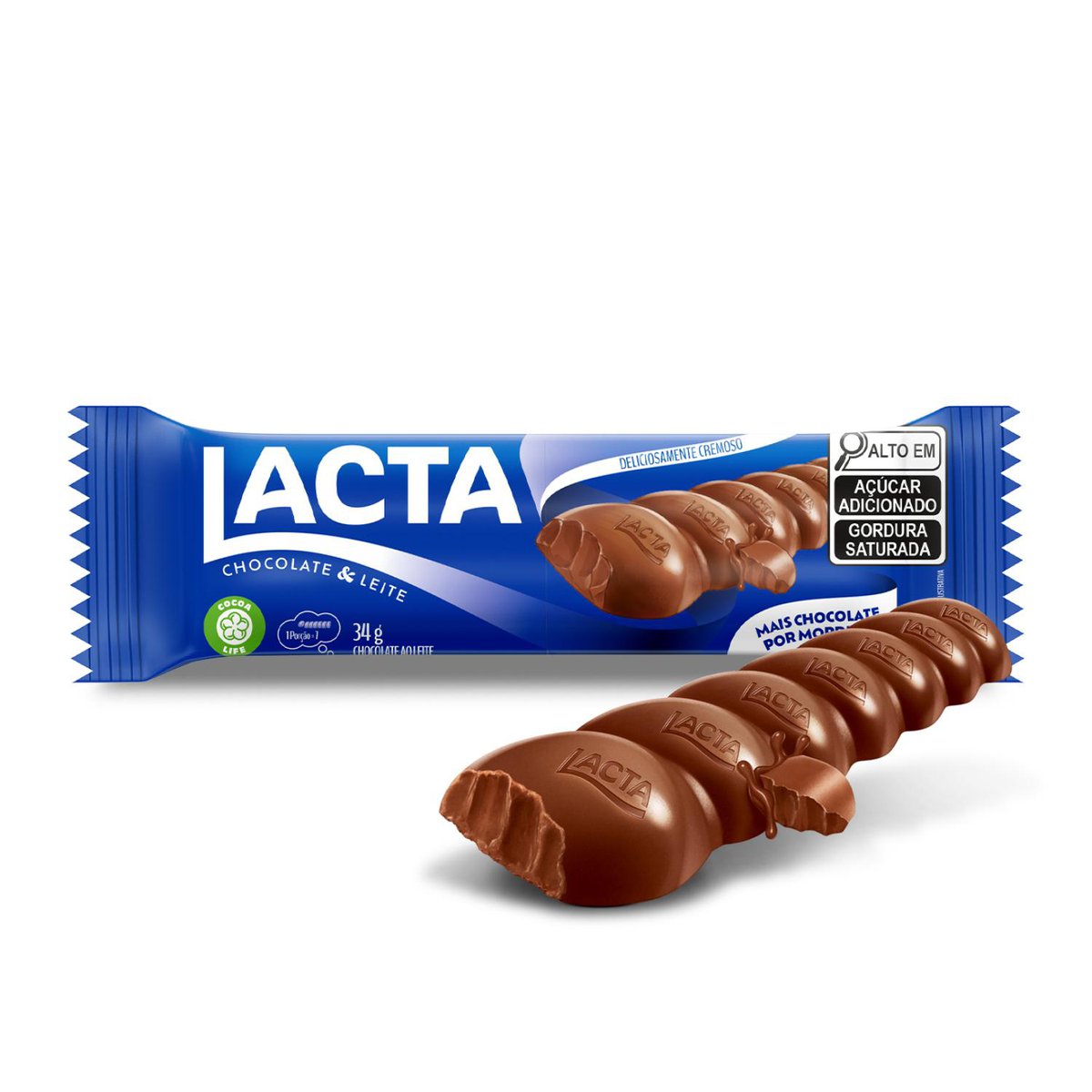 Chocolate Lacta Ao Leite 34g