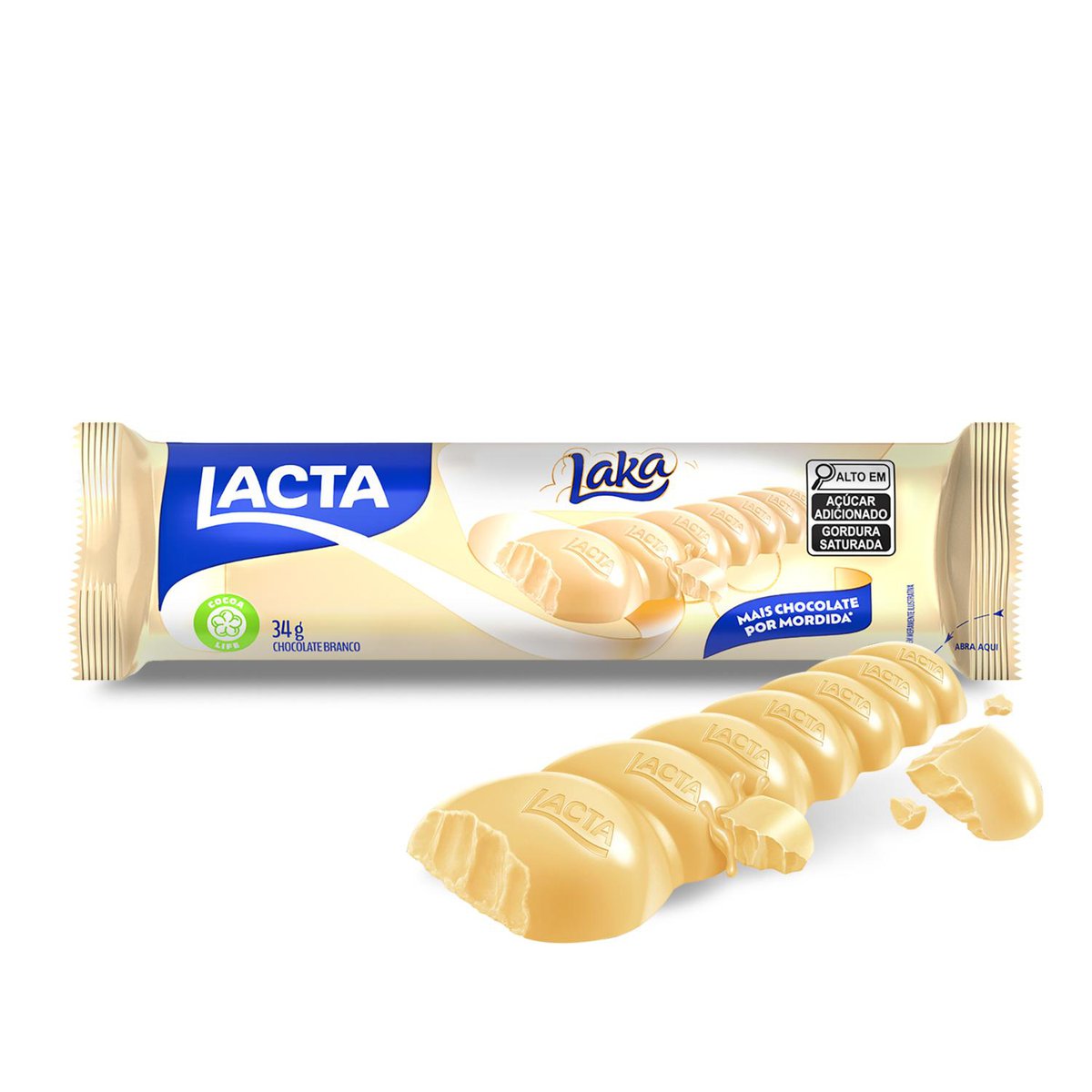 Chocolate Branco Lacta Laka 34g