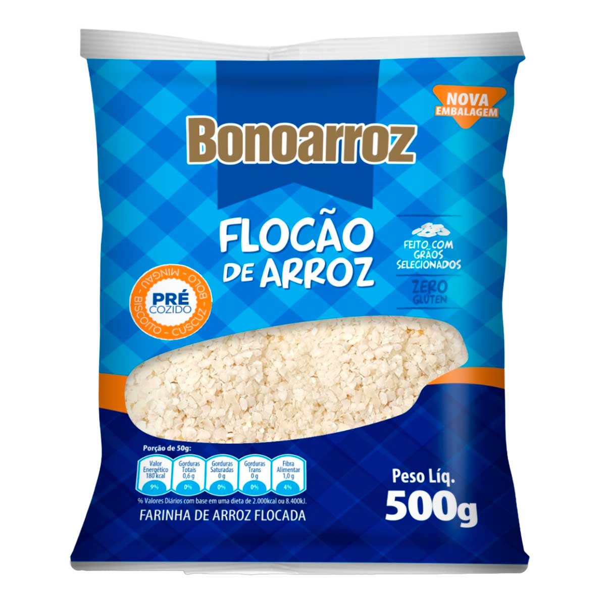 Farinha de Arroz Flocao Bonoarroz 500g