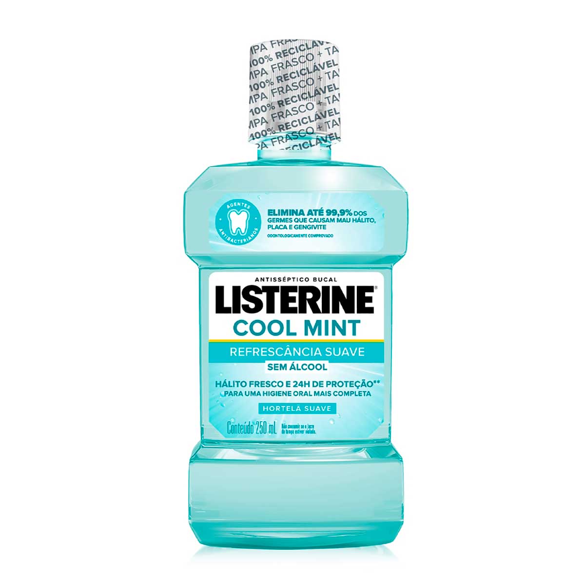 Enxaguante Bucal Sem Álcool Listerine Cool Mint 250ml 