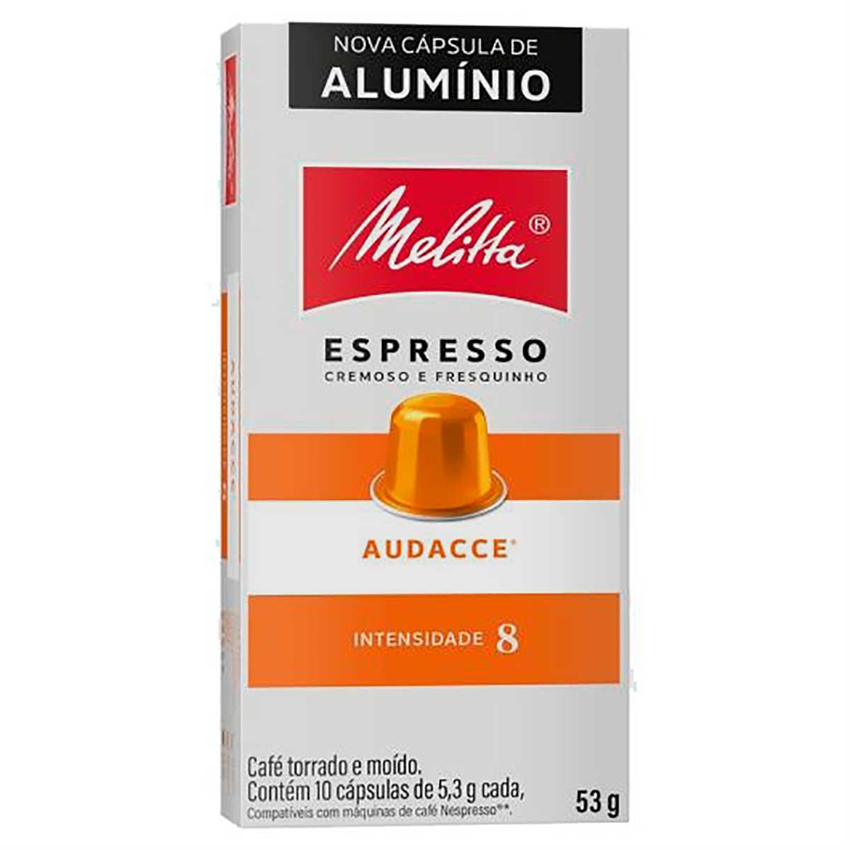 Café Espresso Melitta Audacce 10 Cápsulas