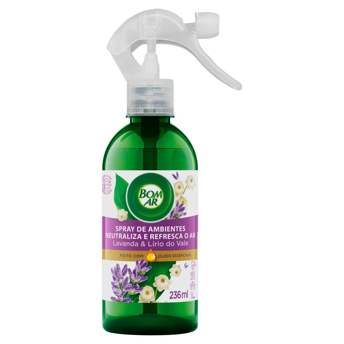 Neutralizador de Odores Lavanda & Lírio do Vale Bom Ar 236ml Borrifador