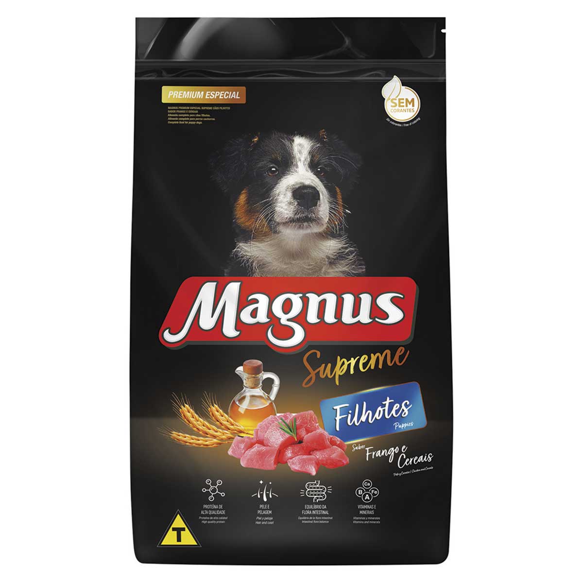 Ração Magnus Supremo para Cães Filhotes Frango com Cereais 900g