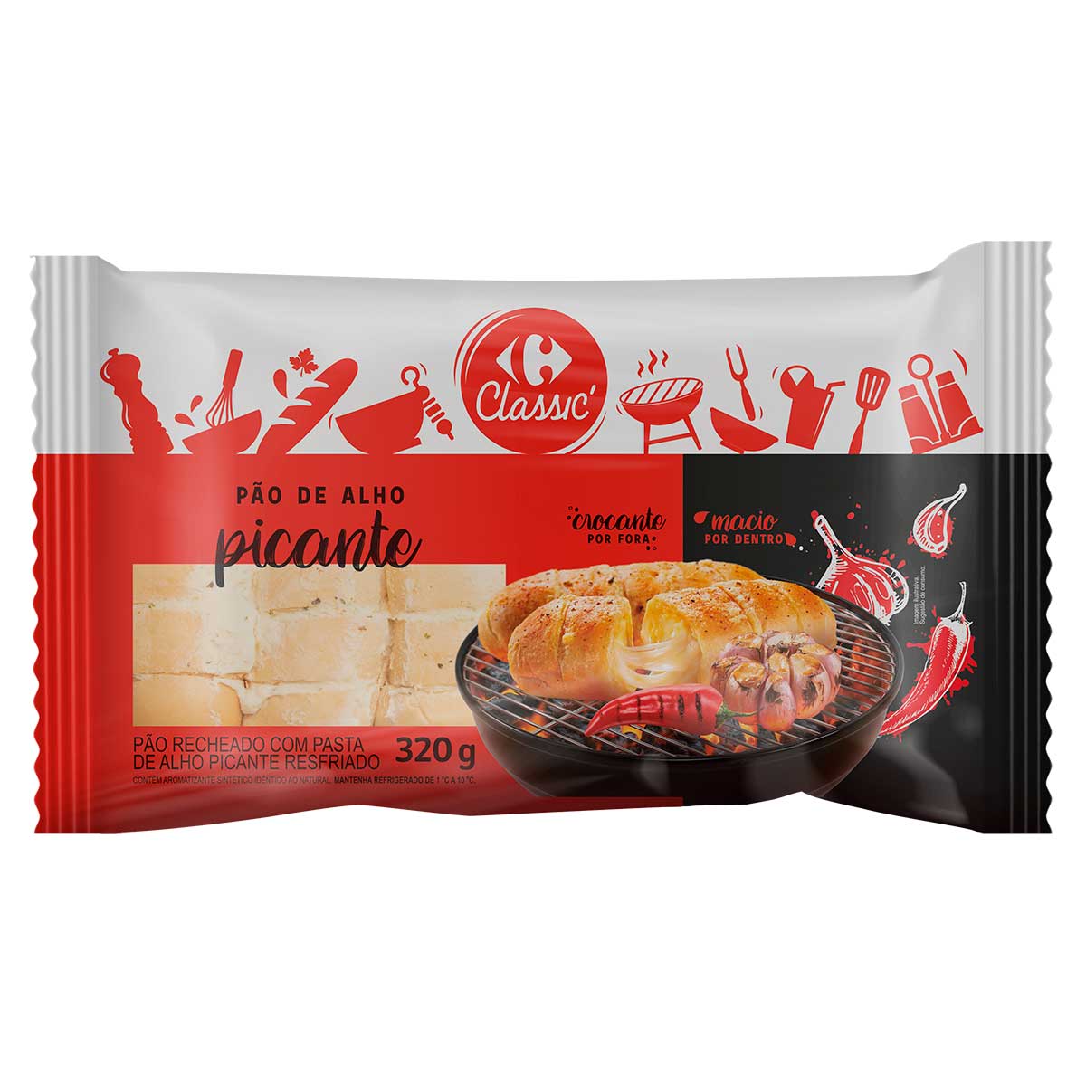 Pão de Alho Picante Carrefour Classic 320g