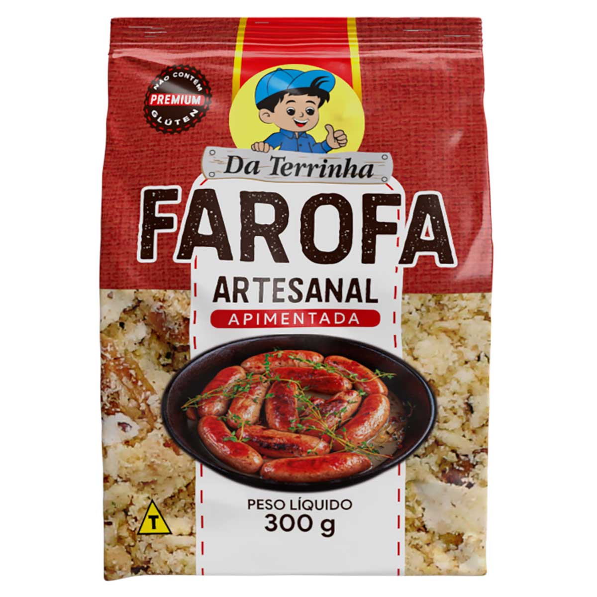 Farofa Artesanal Apimentada Da Terrinha 300g
