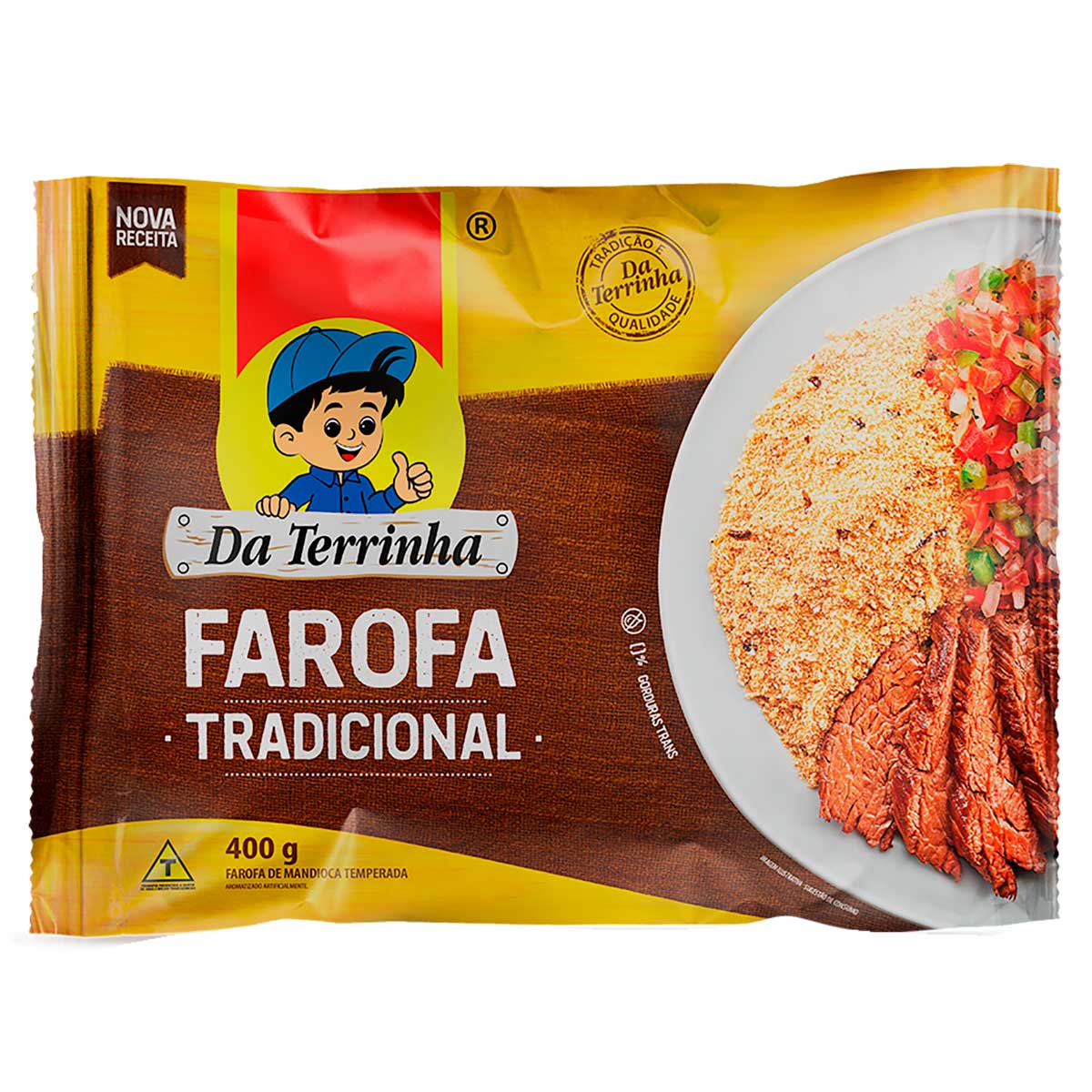 Farofa Pronta Tradicional Da Terrinha 400g