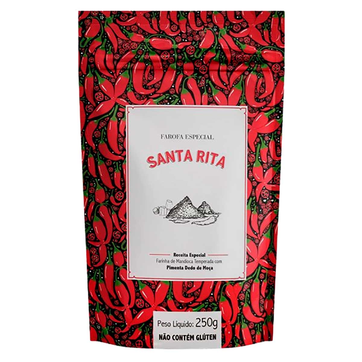 Farofa Pimenta Dedo de Moça Santa Rita 250g