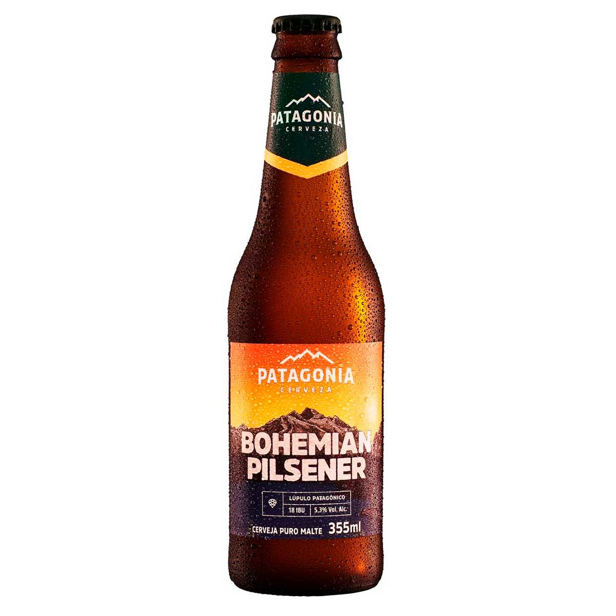 Cerveja Patagonia Bohemian Pilsener Lager Long Neck 355ml Carrefour