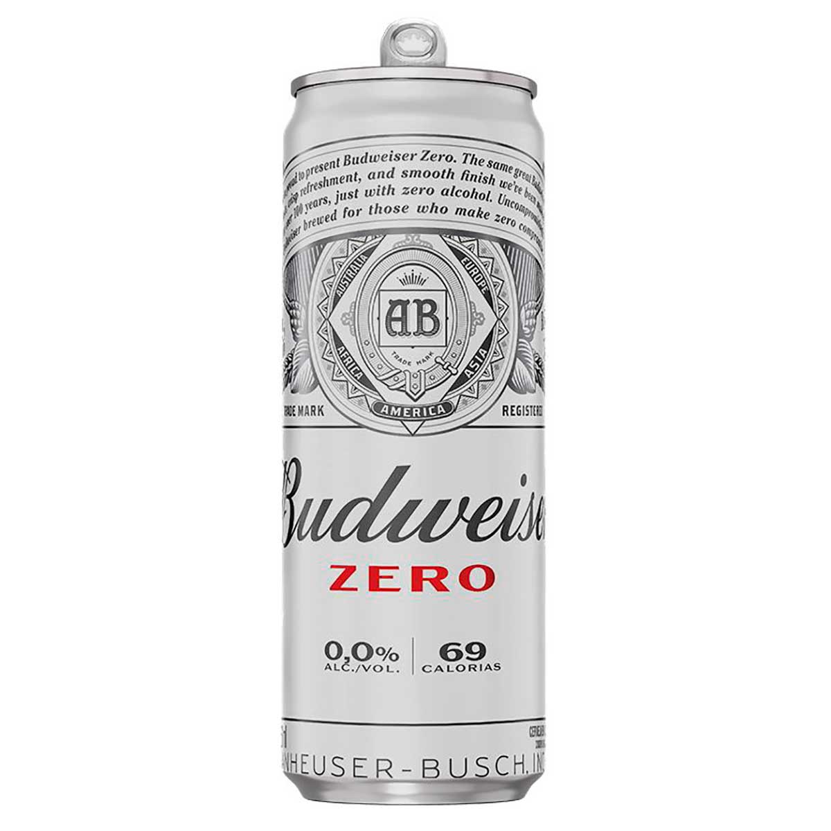 Cerveja Zero Álcool Budweiser Lata 350ml