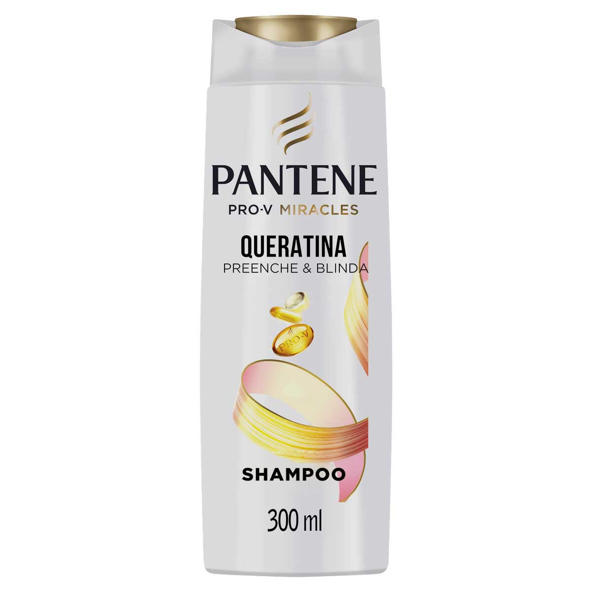 Shampoo Pantene Queratina Preenche e Blinda 300ml