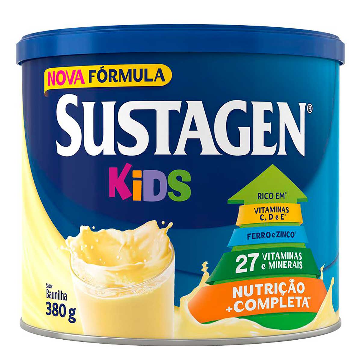 Complemento Alimentar Sustagen Kids Sabor Baunilha - Lata 350g