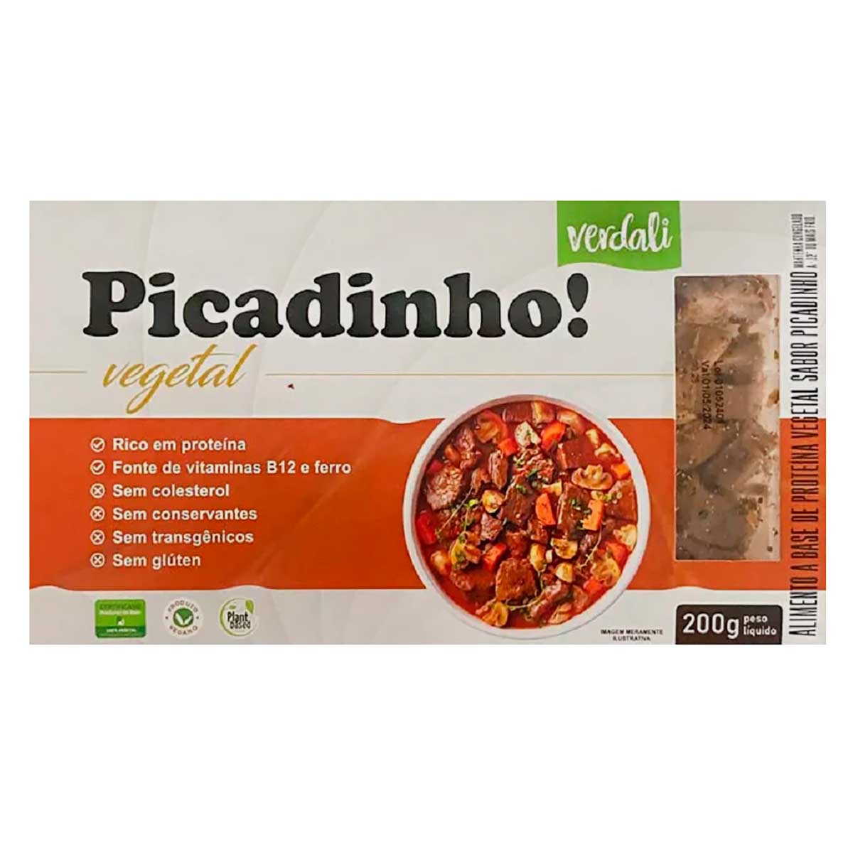 Picadinho Vegano Congelado Verdali 200g