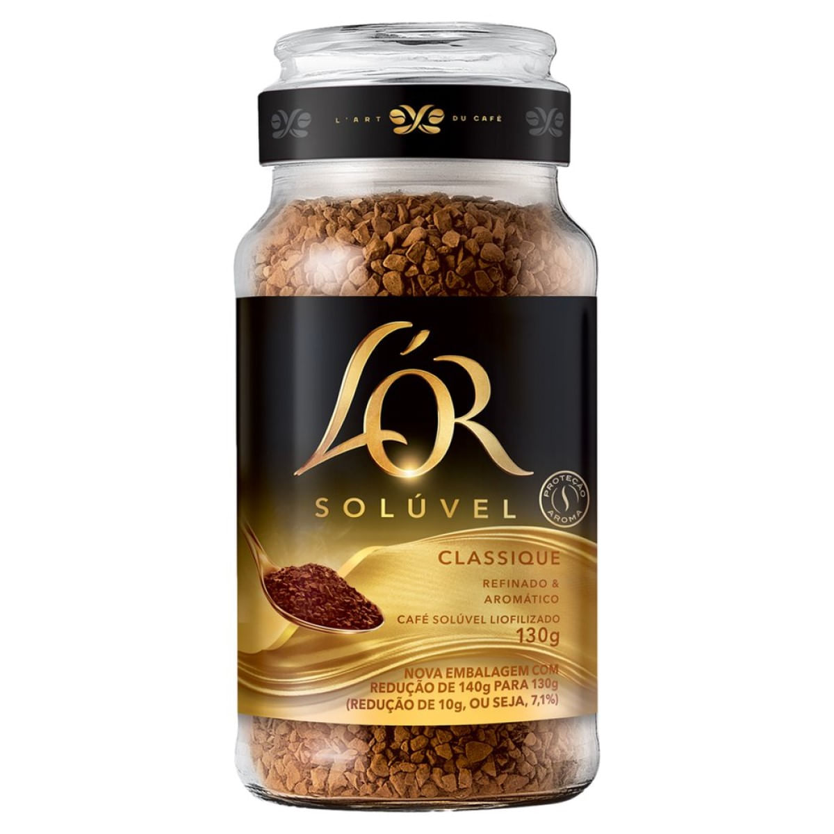 Cafe Solúvel L'Or Liofilizado Classique 130g