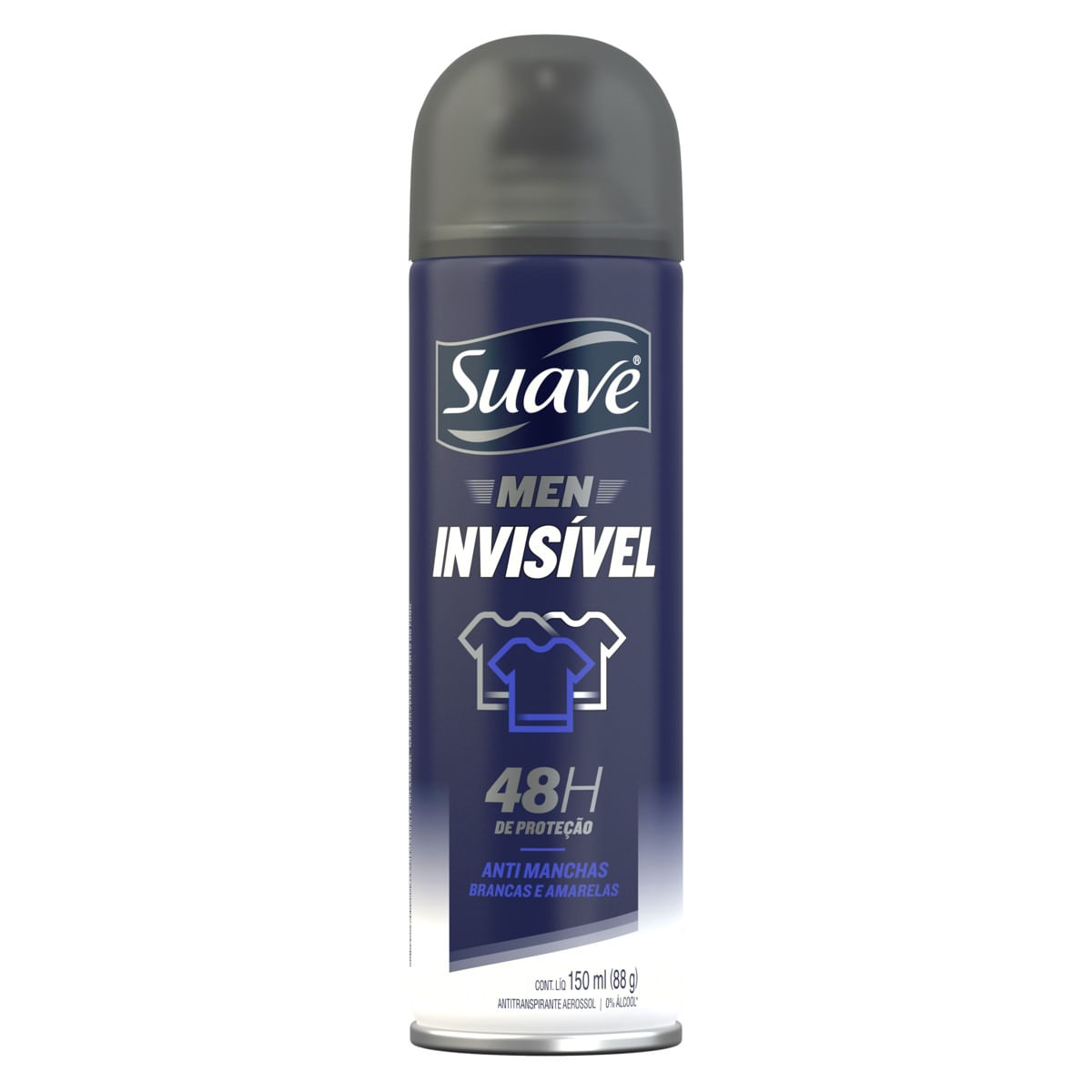 Desodorante Aerosol Suave Invisible Masculino 200ml