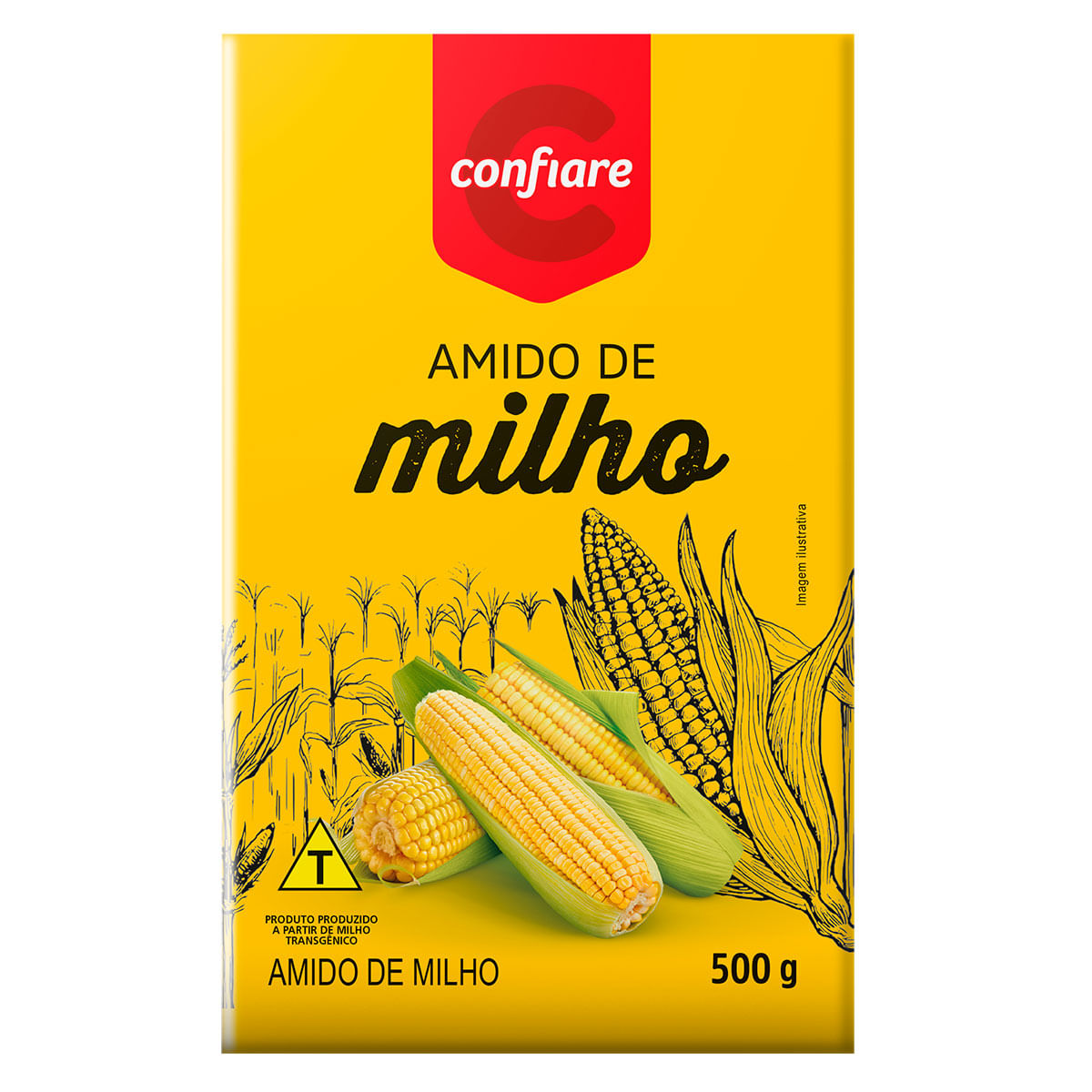 Amido de Milho Confiare 500g