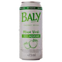 Energético Baly Maçã Verde sem Açúcar com 473 ml