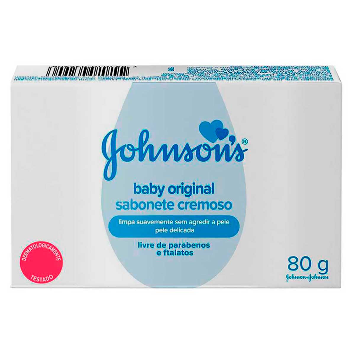 Sabonete em Barra Infantil Johnson's Baby Original 80g