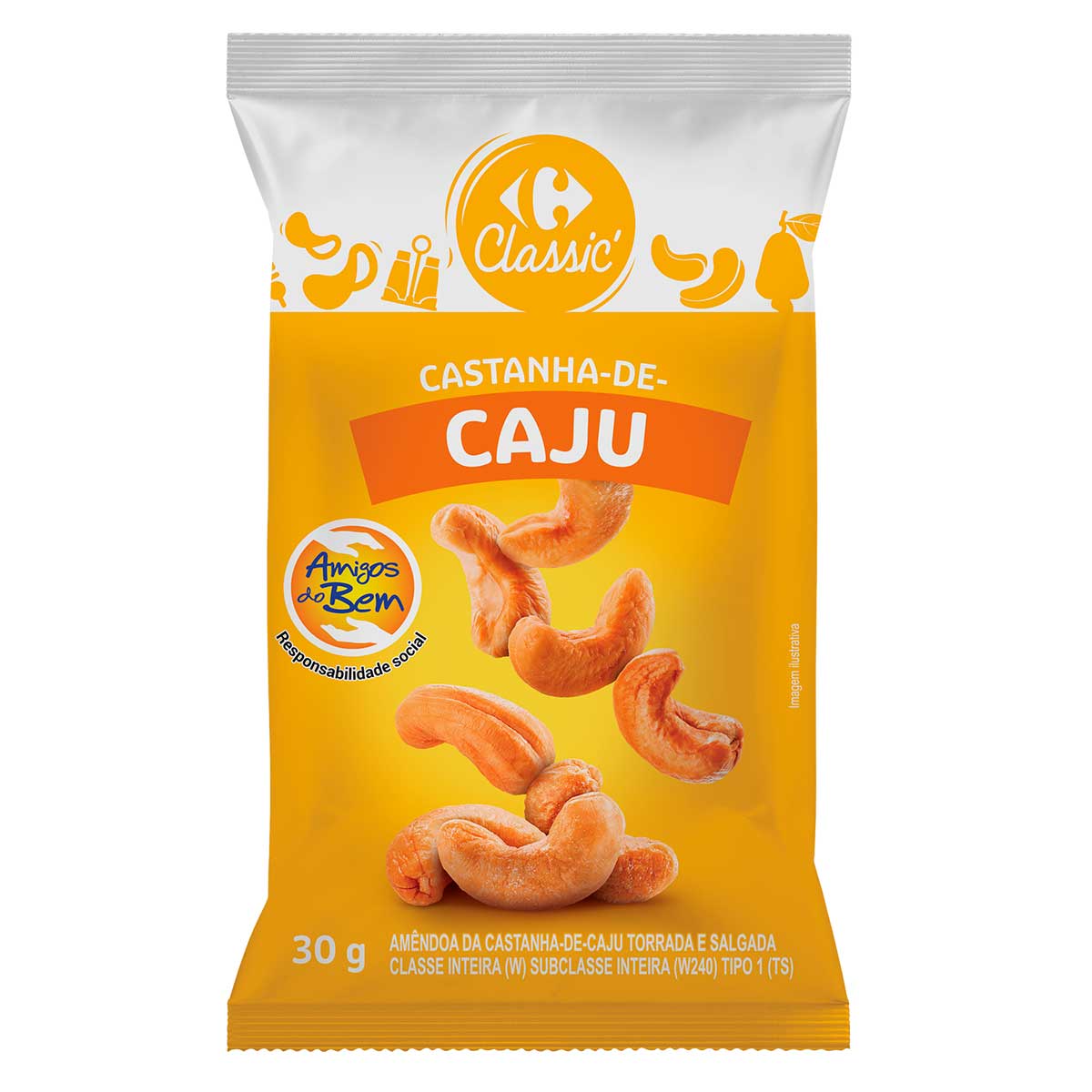 Castanha de Caju Carrefour Classic 30g