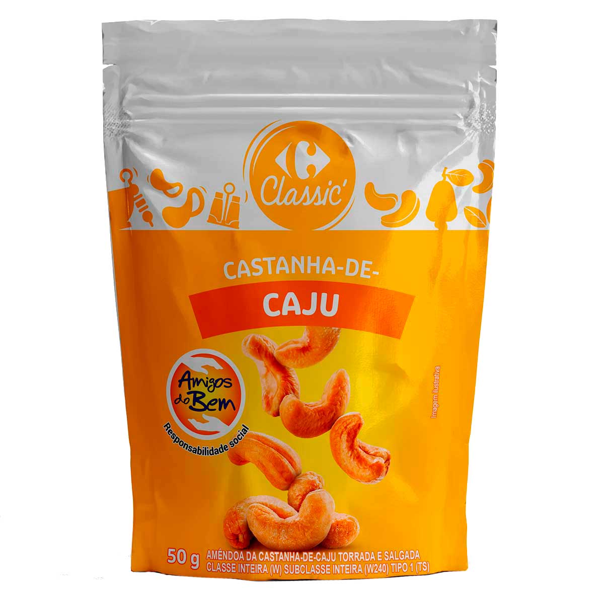 Castanha de Caju Carrefour Classic 50g