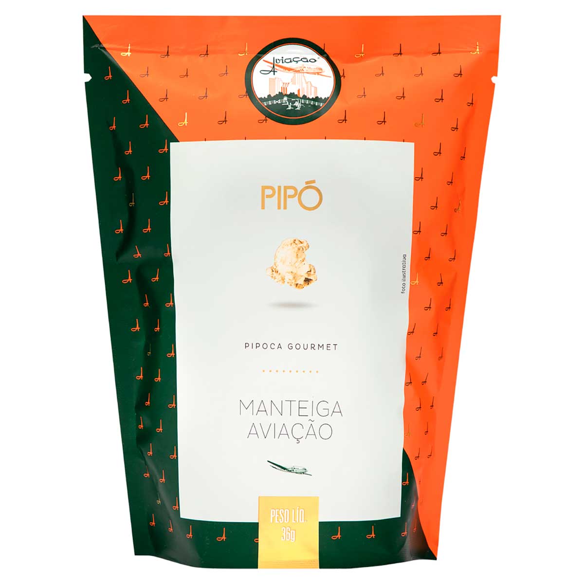 Pipoca Pronta Manteiga Aviação Pipó Gourmet 36g