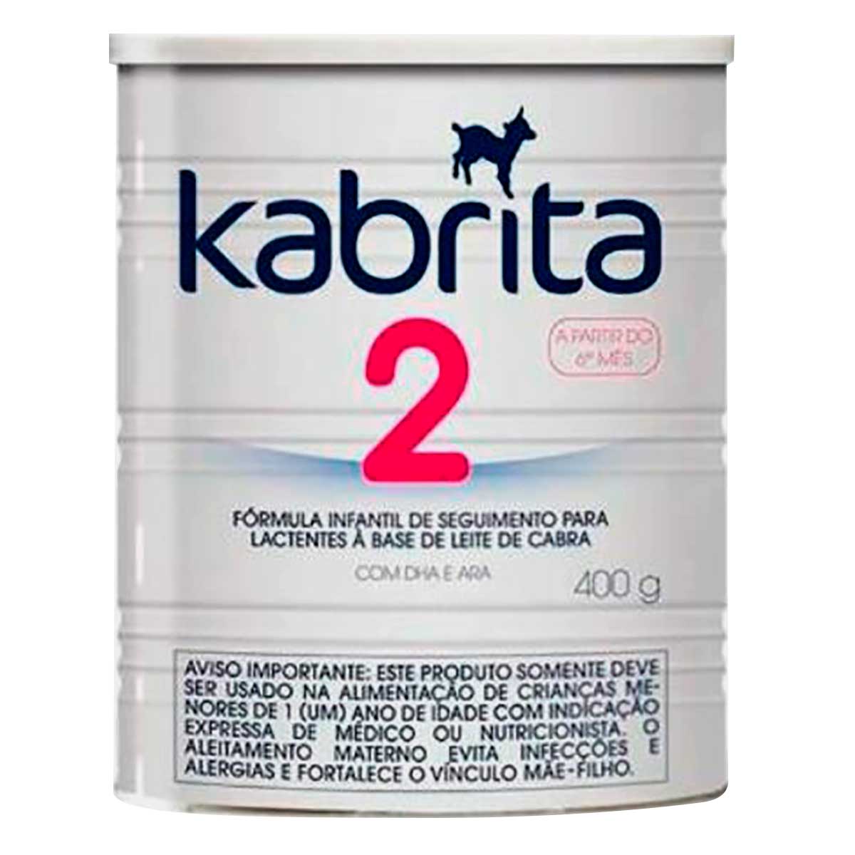 Composto Lácteo à Base de Leite de Cabra Kabrita 2 em Lata 400 G