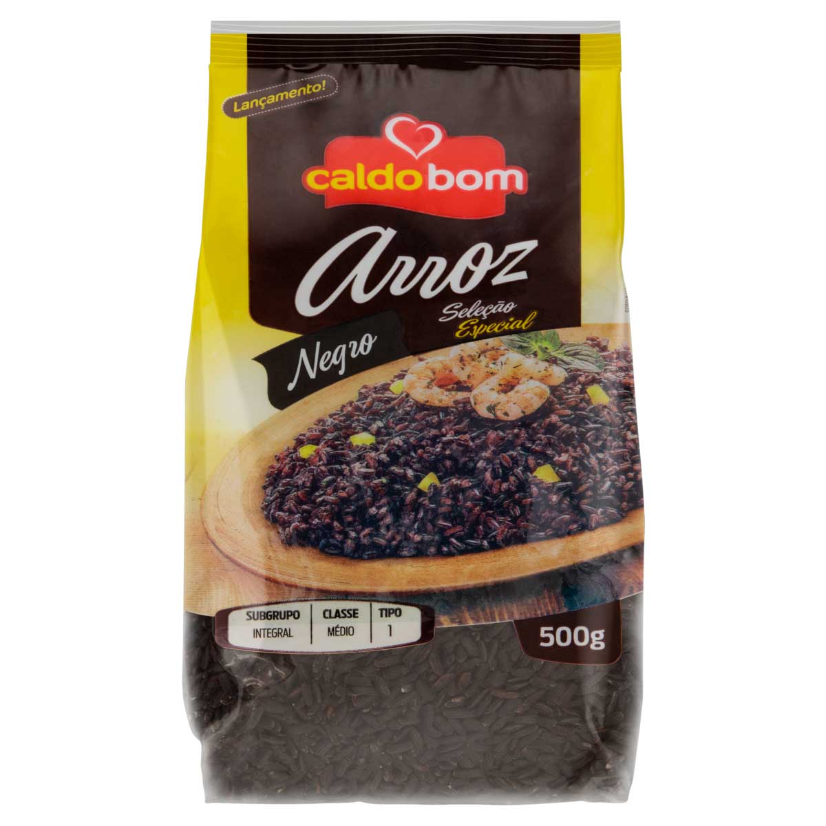 Arroz Negro Tipo 1 Caldo Bom Seleção Especial 500g