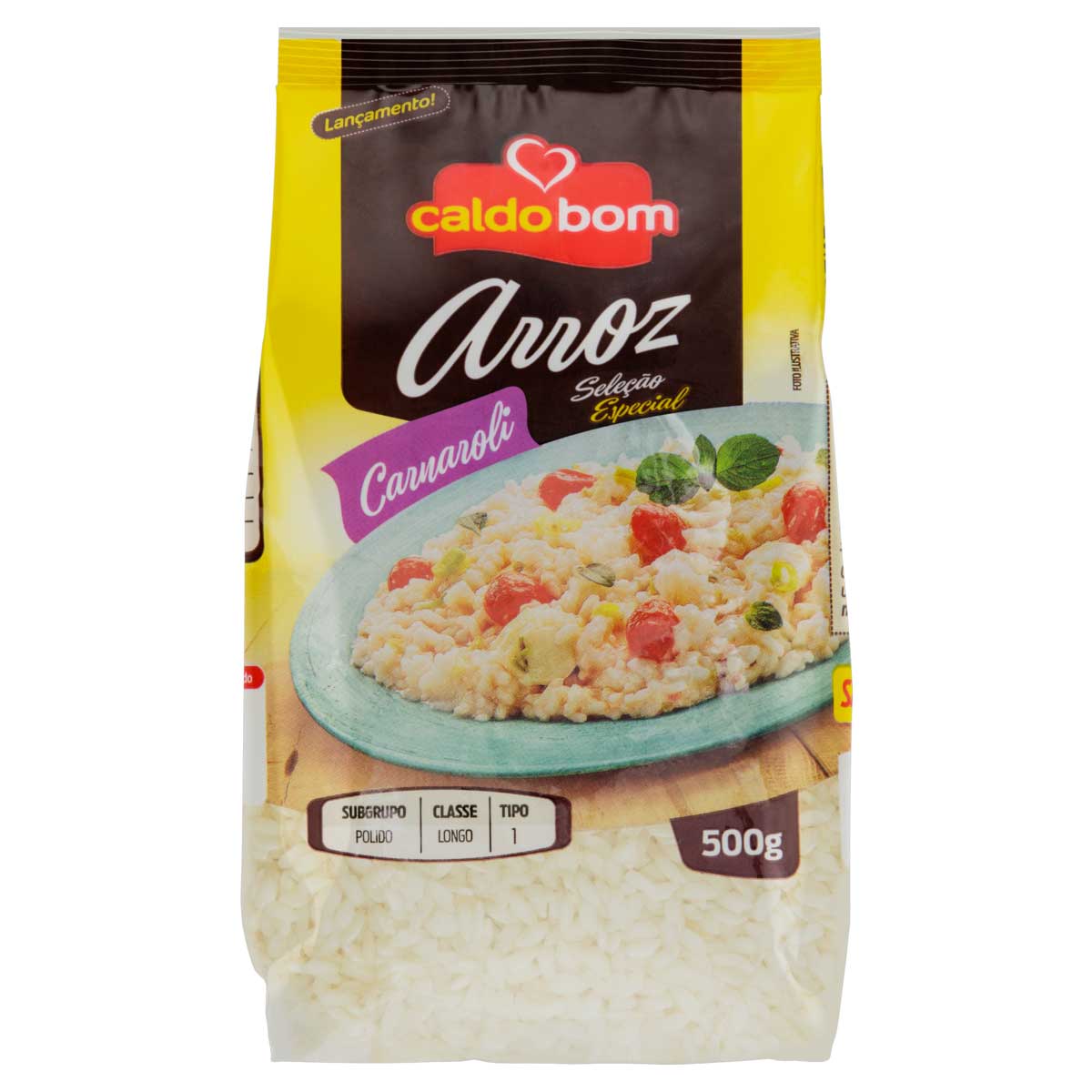 Arroz Carnaroli Tipo 1 Caldo Bom Seleção Especial 500g