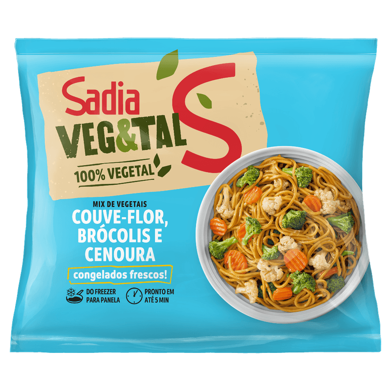 Mix de Vegetais Congelados Sadia Veg & Tal Pacote 300g