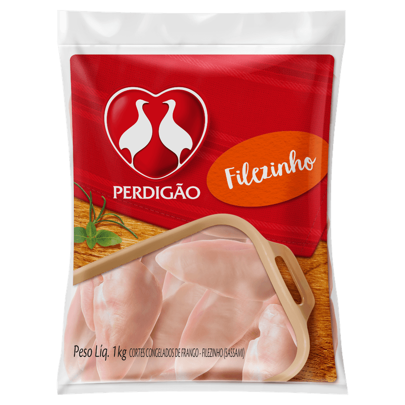 Filé de Peito de Frango Congelado sem Osso Perdigão 1Kg - Sassami