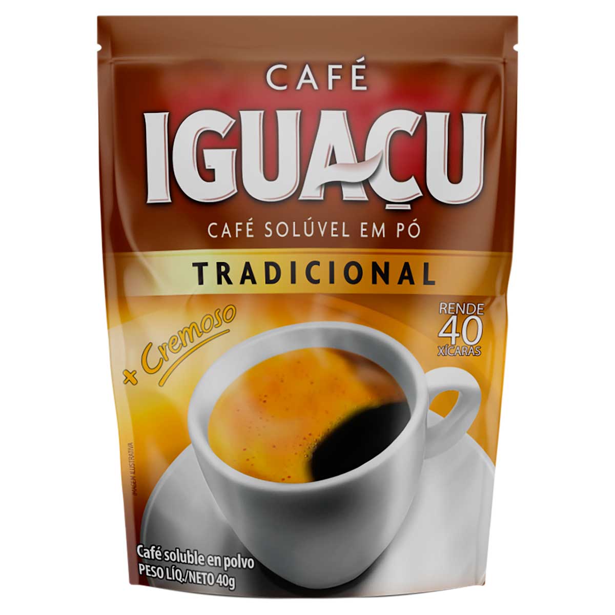 Café Solúvel em Pó Iguaçu 40g