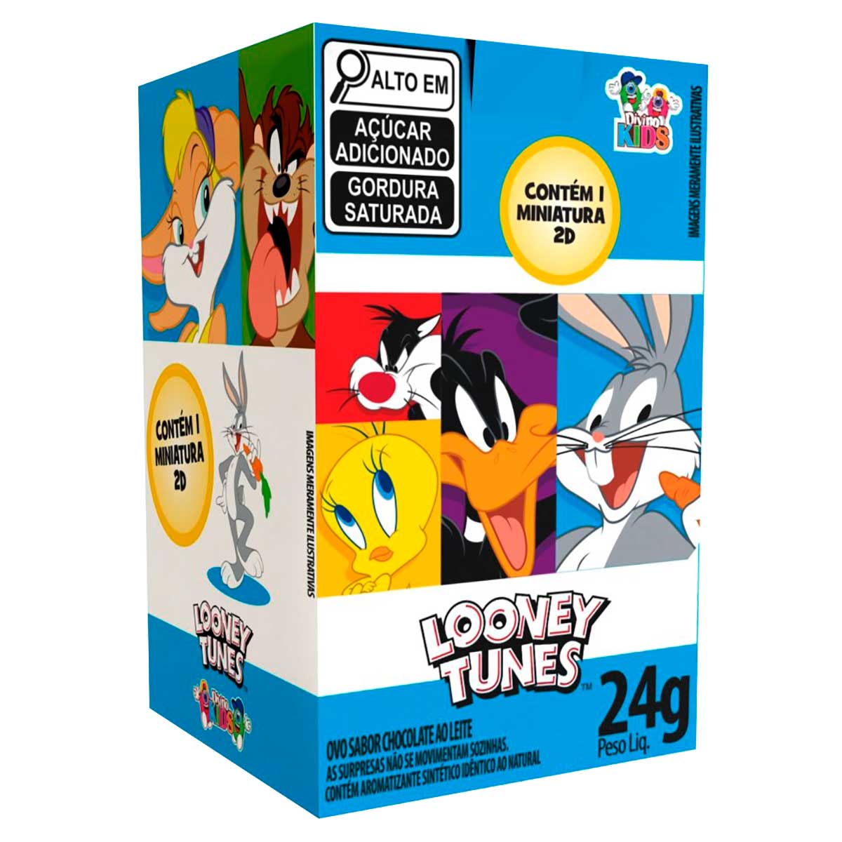 Ovinho de Páscoa Divino Vicio Looney Tunes 24g