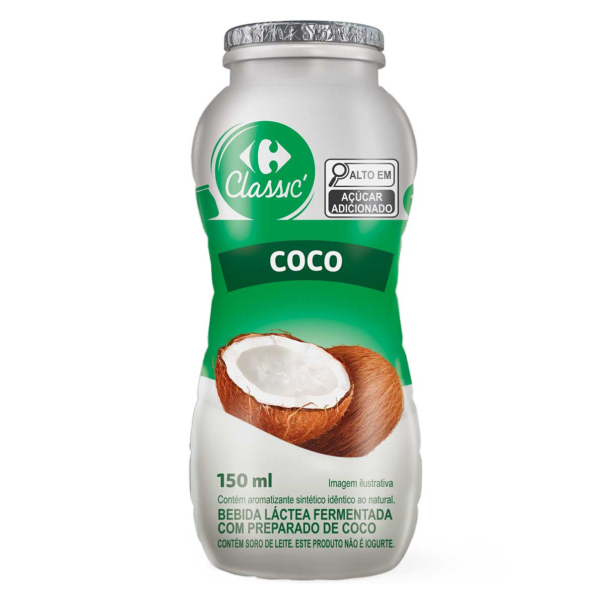 Bebida Láctea Sabor Coco Carrefour Classic 150ml