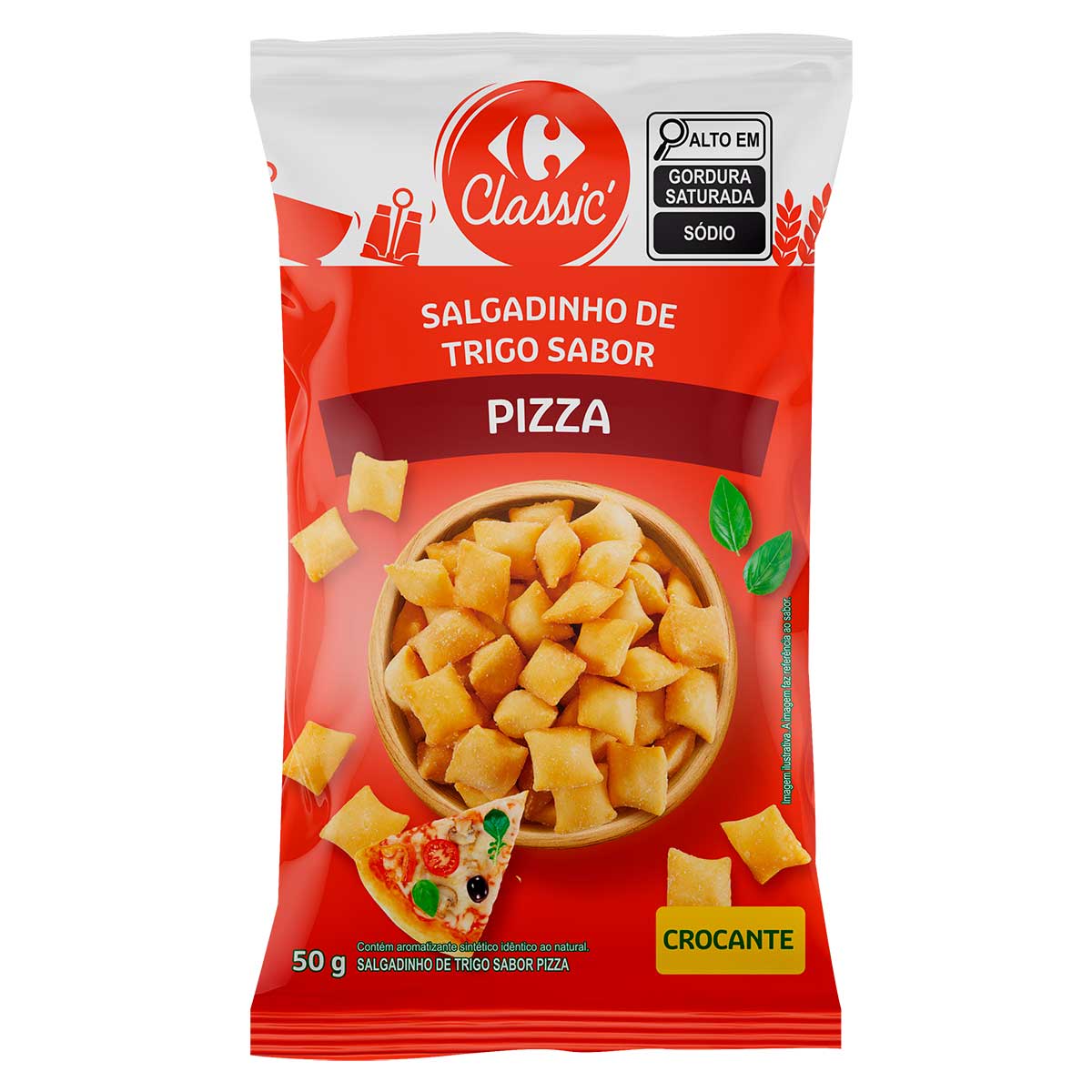 Salgadinho Carrefour Sabor Pizza 50g