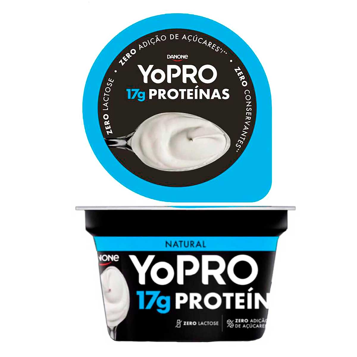 Iogurte YoPRO Natural 17g de proteínas 160g